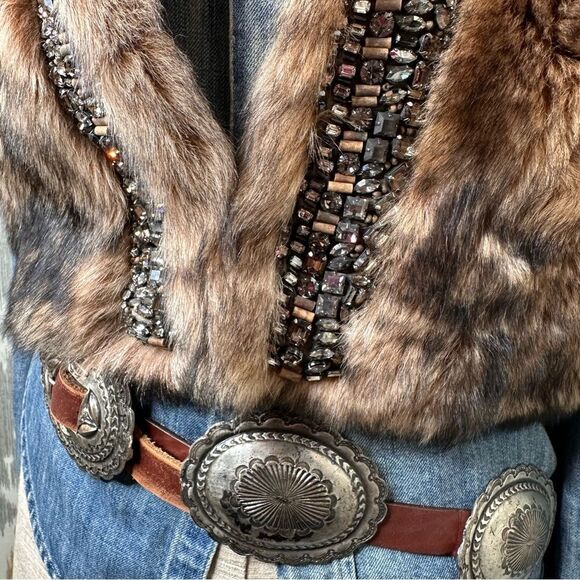 Ralph Lauren Collection * Fall ‘15? Lamb Shearling Embellished Vest - Picture 11 of 17